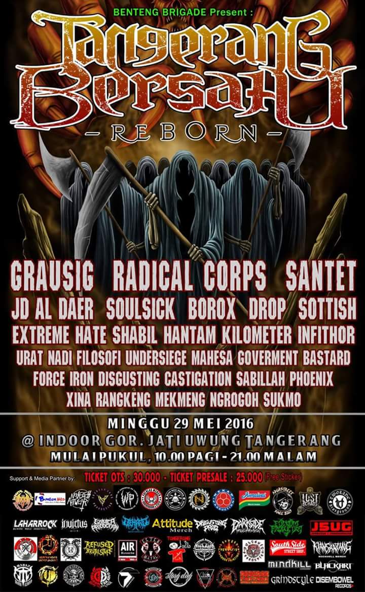 Tangerang Bersatu 29 mei 2016 w/ <a href="/GrausigOfficial/">GRAUSIG</a> Radical Corpse - Santet etc Htm 30K