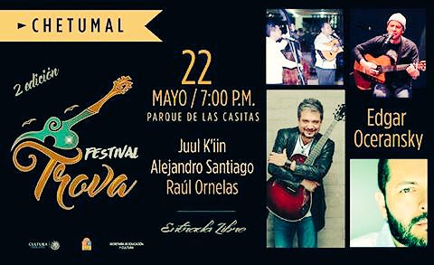 IPalemon's tweet photo. Hoy domingo en #Chetunal, el #Festival de la #Trova. @trovatour @trovadorestvn @CFDATrova @chetubien @SoyDeChetumal https://t.co/K7uzarwr37