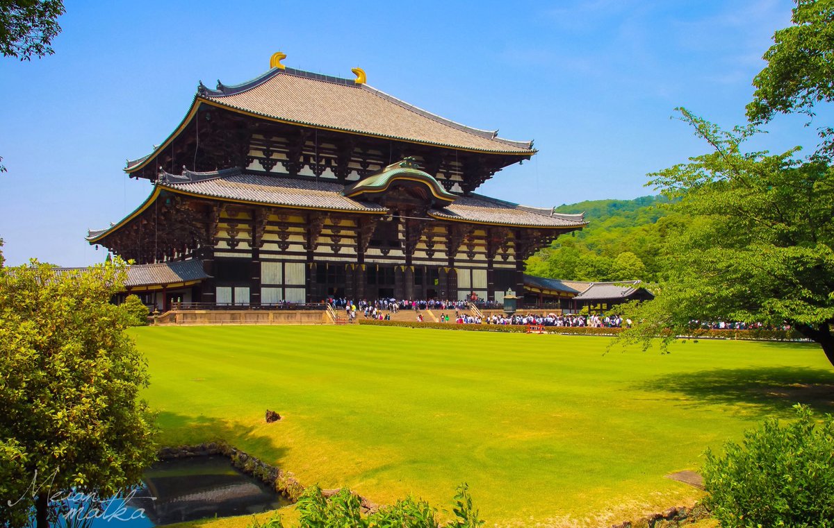 Tōdai-ji, the biggest building in the world that's made entirely from wood #matkailu #rantapallo #japan #unesco