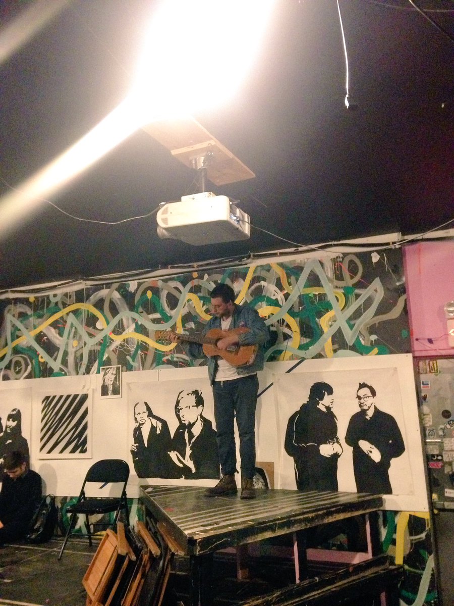 24hrshow's tweet photo. we snuck into silent barn for @smallwonderband 0:) https://t.co/EDvGIchrH8