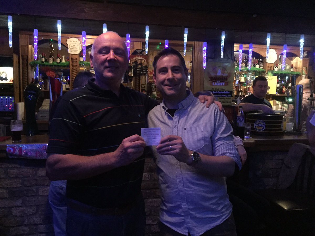 Congrats to Jimmy Culkin this weeks winner of <a href="/ArdnareeSarsGaa/">Ardnaree Sarsfields</a> 50/50 draw winning €300 in Katie's Corner