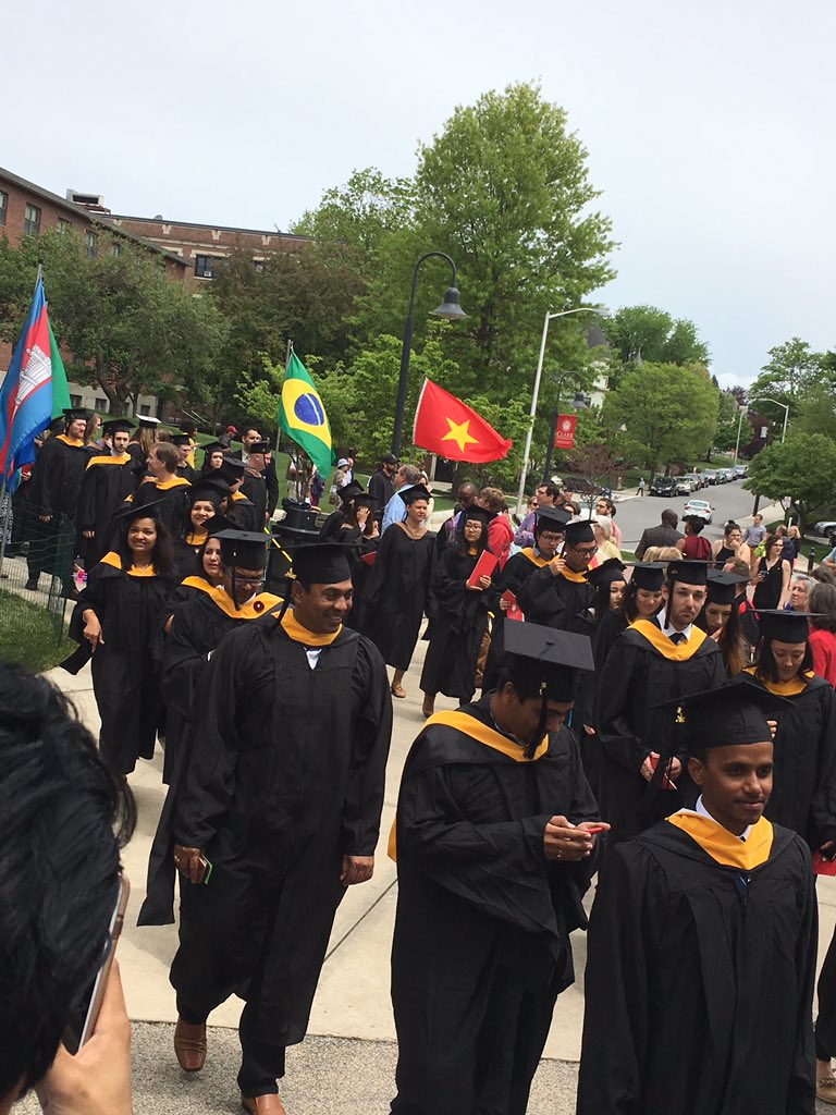 Congrats <a href="/ClarkUniversity/">Clark University</a> Graduates..
