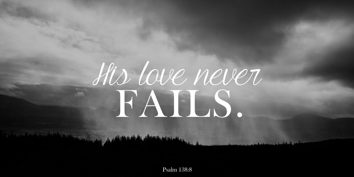jesusculture's tweet photo. "You, Lord, will always treat me with kindness. Your love never fails." - Psalm 138:8 https://t.co/mbErRzLU0P