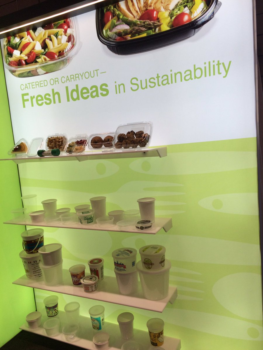 "Sustainability" continues to highlight many product offerings at the the show...
#NRAShow #NRAShow2016