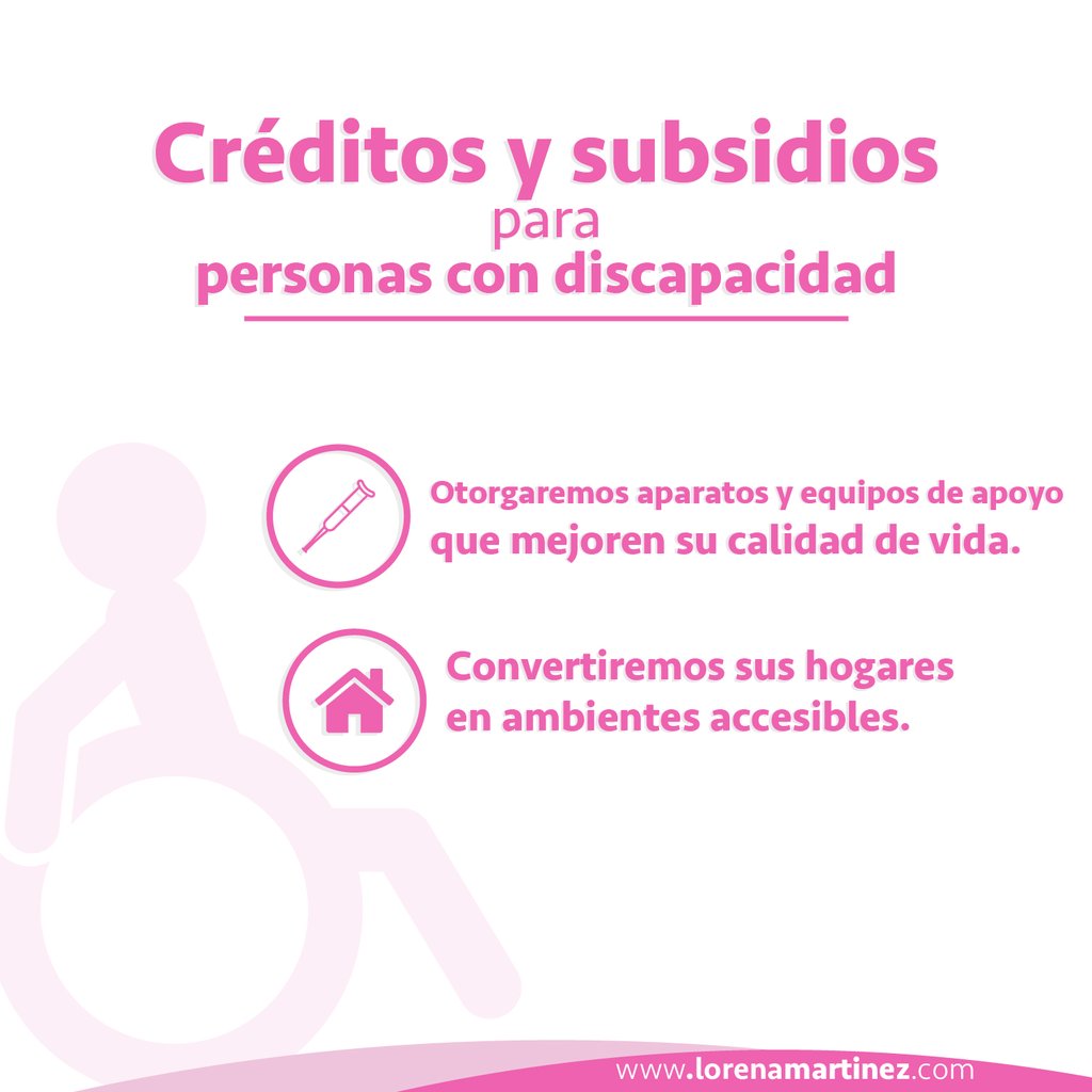 UR_AGS16's tweet photo. @LorenaMartinez  Con Lorena Martínez habrá mas oportunidades para las personas con discapacidad. #Acompáñame #LM https://t.co/QEyV8kFion