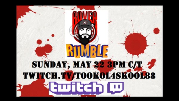 RoverIRL's tweet photo. #ROVERRUMBLE 3PM CST!
https://t.co/YjfclGBxjN
CO-HOSTING W/ @tookool4skool88
#CGN #supportsmallstreams https://t.co/RM6Oy8t1lx