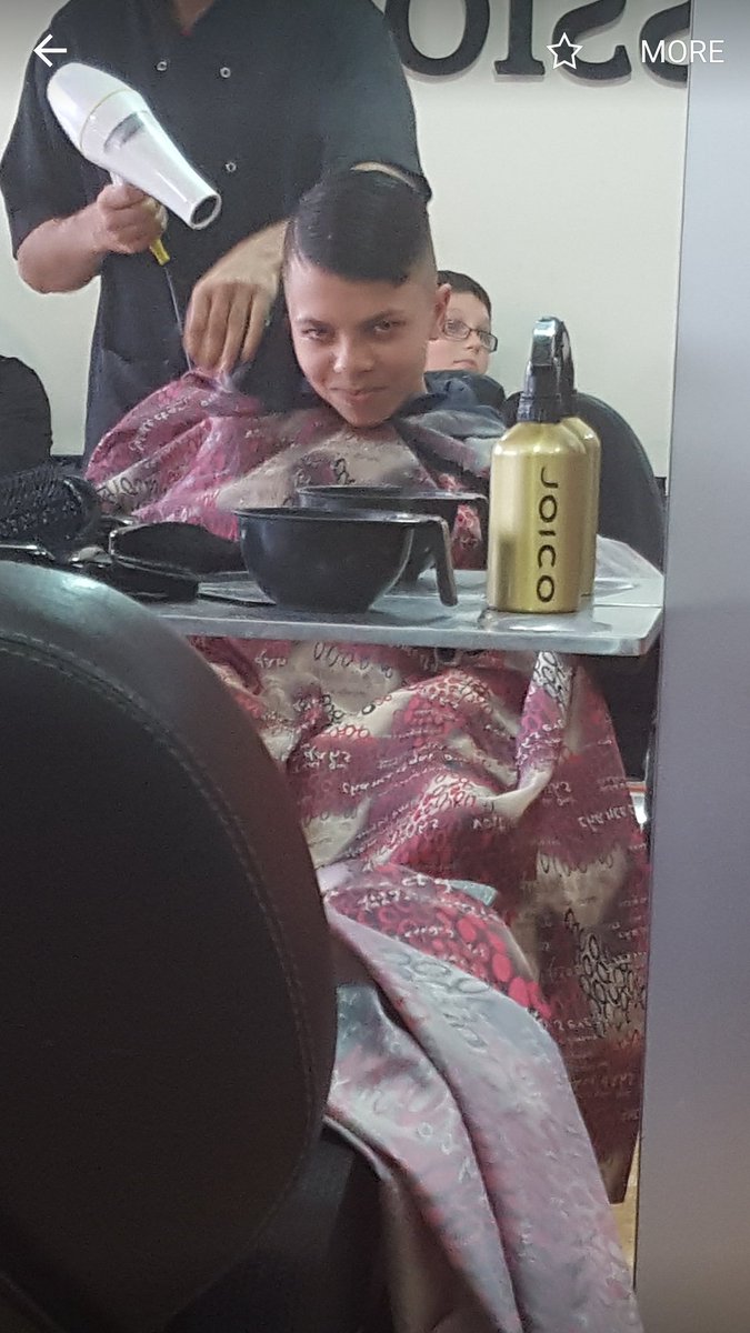 Andreasimp1's tweet photo. Being pampered hair cut time https://t.co/tOlh5Aiigt
