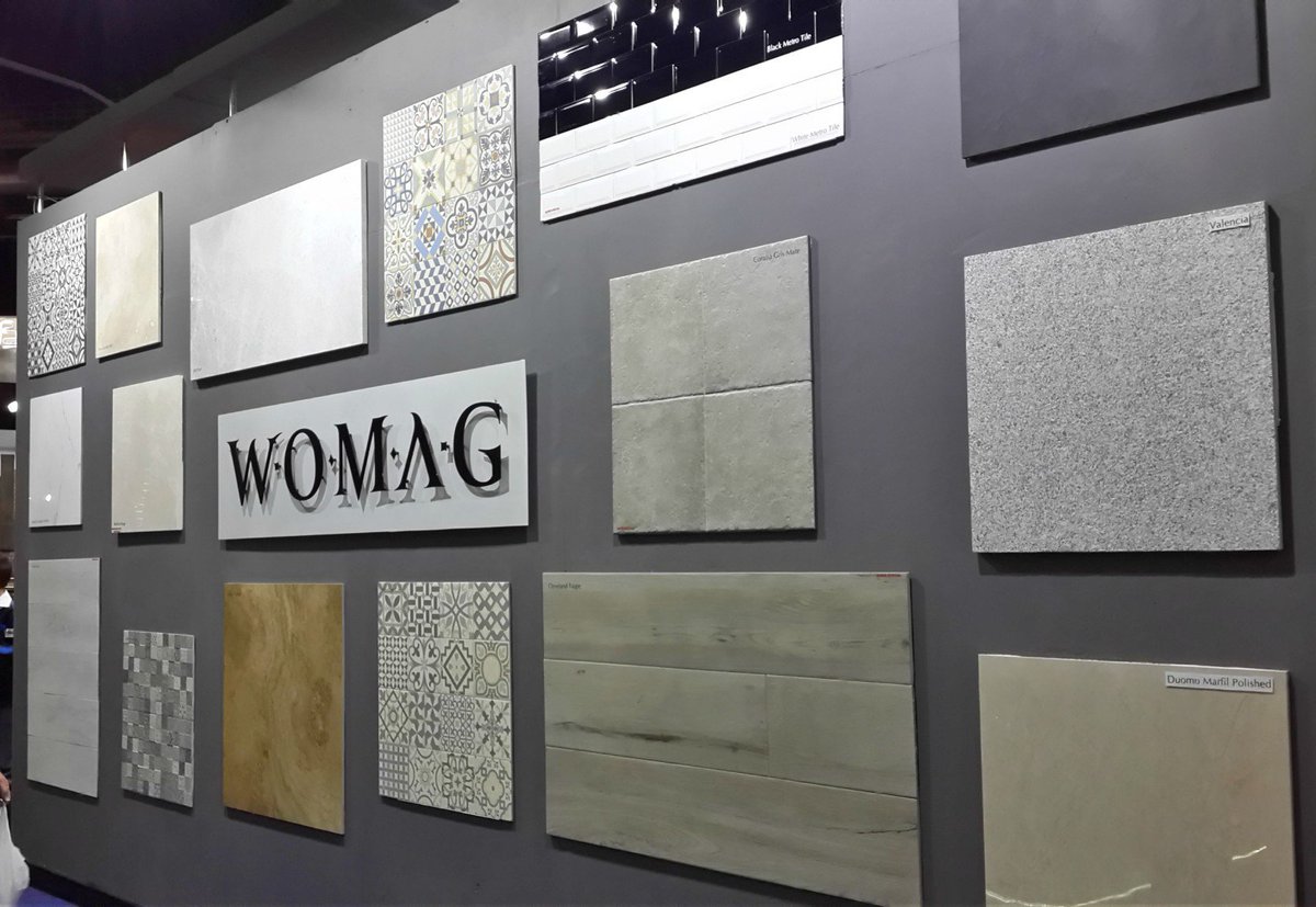 GranddesignsSA's tweet photo. Looking for flooring options for your home? Don't miss the Womag Tiles stand at #GDLSA16 https://t.co/emvsg7GbM1