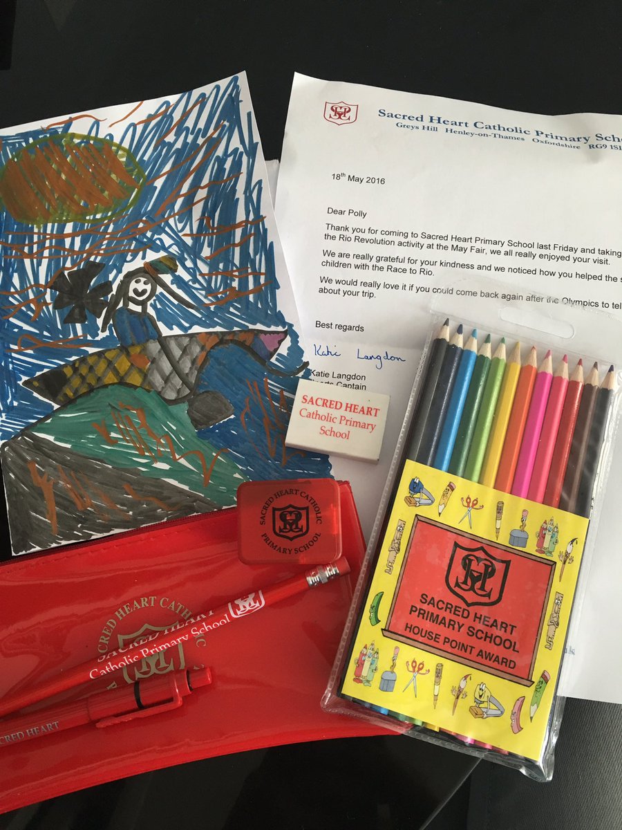 😍😍😍 came home to this excellent care package from <a href="/Sacred_Heart_CP/">Gez Davis</a> thank you so much! #RoadToRio