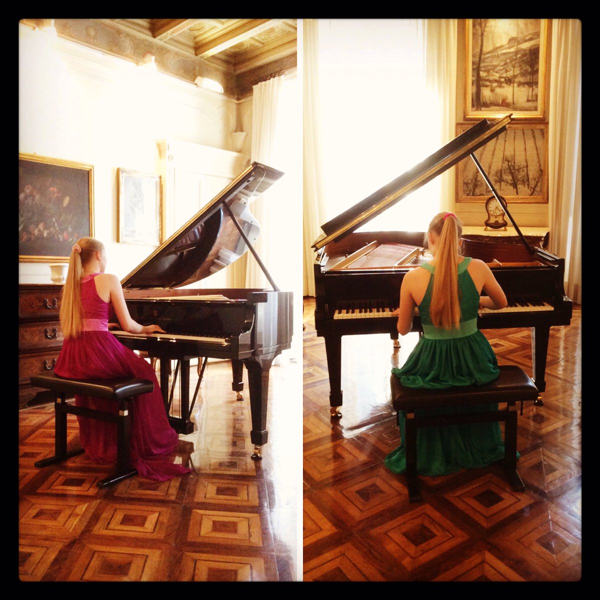 #oggi cominciamo con 'Twins in concert' Beatrice ed Eleonora Dallagnese <a href="/PianoCityMilano/">Piano City Milano</a> #pianomi2016