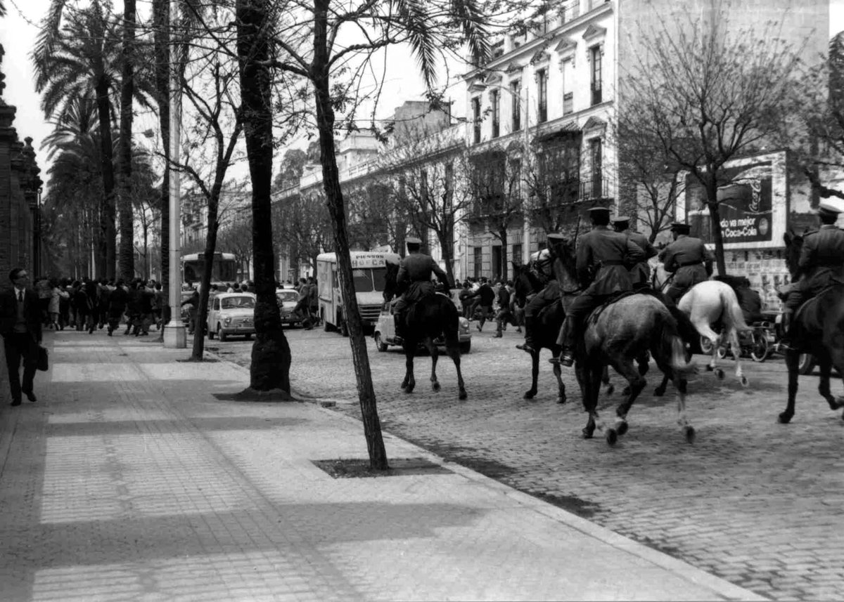 SevillaInsolita's tweet photo. Los "grises" cargando en la calle S. Fernando

Año 1968.

Una de las imágenes mas famosas del movimiento estudiantil https://t.co/iQloiNaoQW