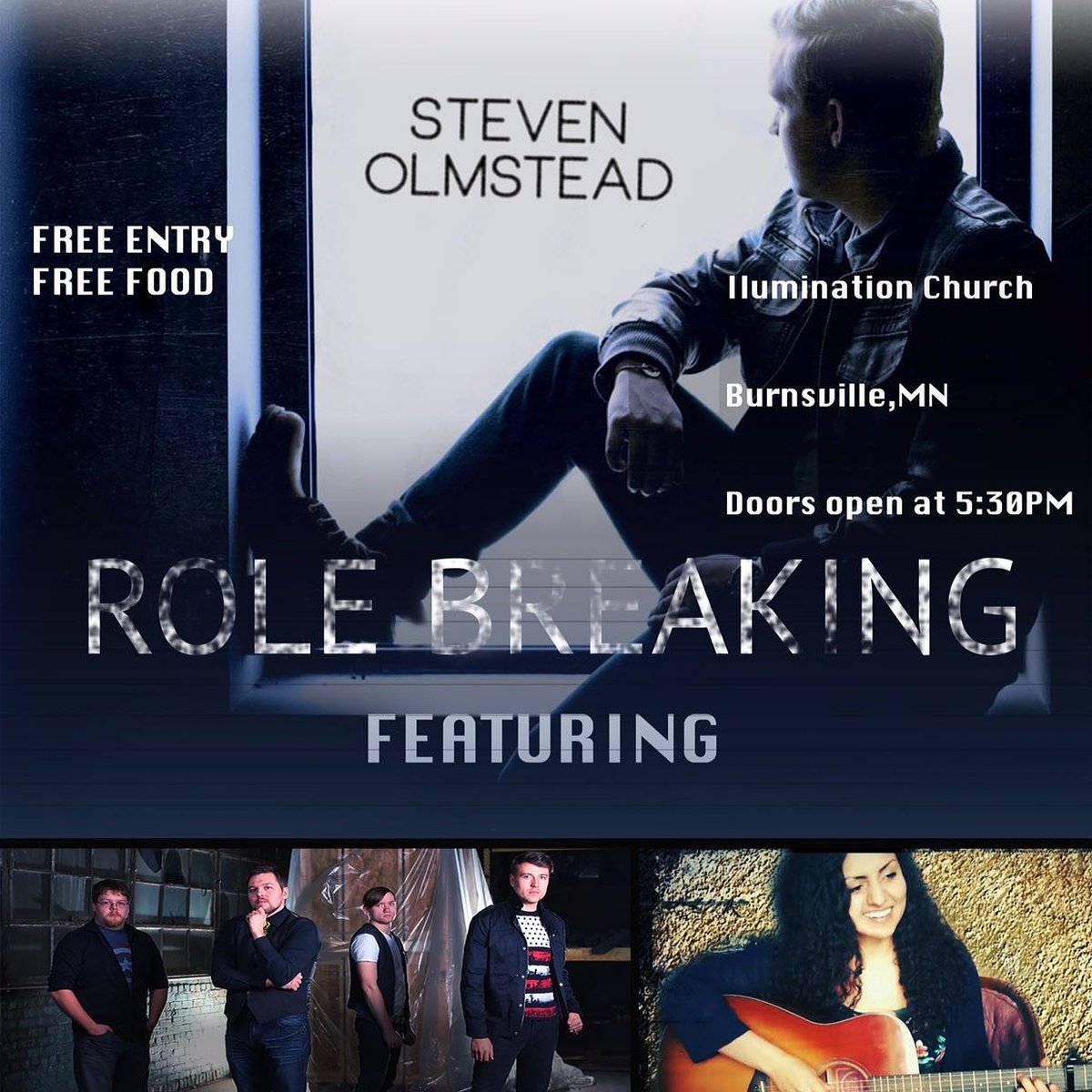 aaron_renderban's tweet photo. FREE SHOW TODAY!! COME CHECK US OUT AT ILLUMINATION CHURCH, BURNSVILLE, MN. https://t.co/Ae9qC2USaX