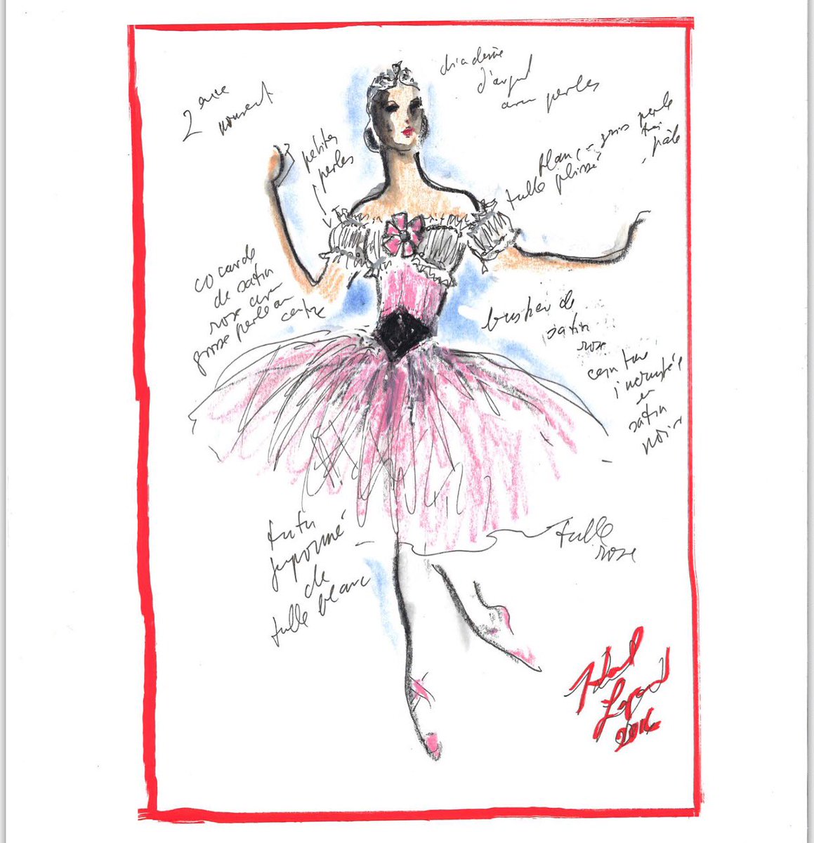 B_Millepied's tweet image. When @KarlLagerfeld designs a Balanchine Ballet for @BalletOParis #BrahmsSchoenbergQuartet #Bastille #PeckBalanchine