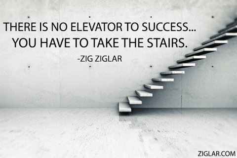 SandlerFtW's tweet photo. "There is no elevator to success…you have to take the stairs." - Zig #Ziglar #OneBoldMove https://t.co/BLGf1INqeR