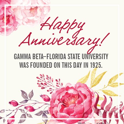 alphagammadelta's tweet photo. Happy 91st birthday, @fsualphagam! Sending #AlphaGamLove your way today! #AlphaGammaDelta https://t.co/4p89qJOYV7