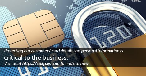 cdk_pay's tweet image. Protecting our customers’ card details and personal information is critical to the business. cdkpay.com/credit-card-fr…