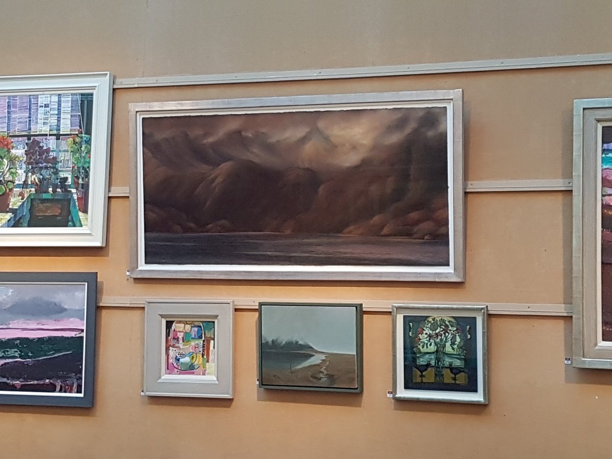 My piece in the @secretary_76466 128th PAI Annual exhibition exhibitionat Paisley Museum and Art Gallery #Art