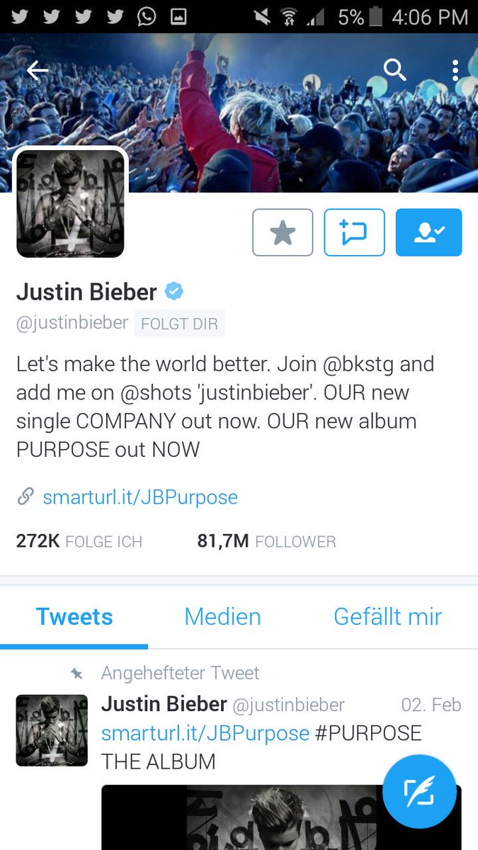 HE FOLLOWED U!! tweet media