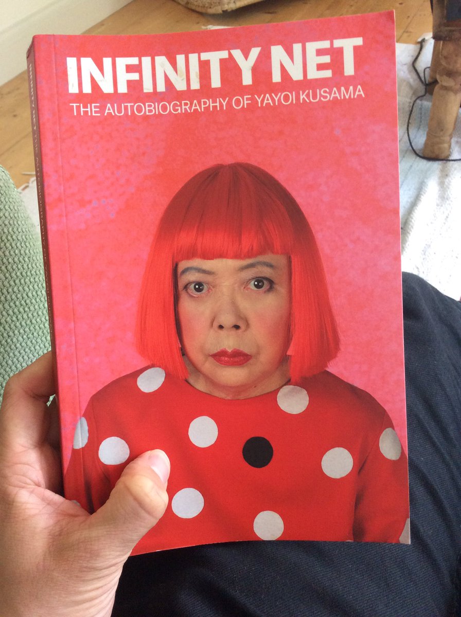 mhr_FI's tweet photo. #yayoikusama autobiography #infinitynet is an essential read. Inspiring, debauched and vital, her story is pure #art https://t.co/l3idwKTzLp