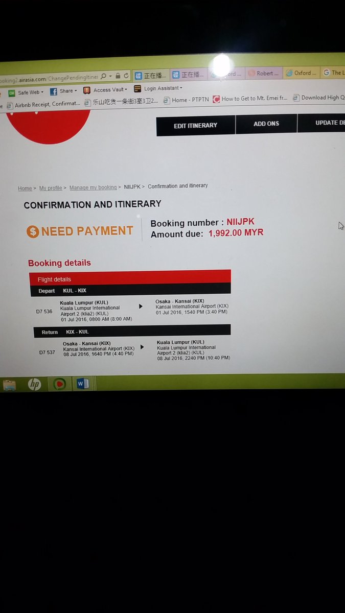 yeequeenkong's tweet photo. @askairasia Refer to prev msg.I chose to move to 8 jul. I c 'nd payment'. I tot I dont hav to pay any xtra charges? https://t.co/paIem0J60B