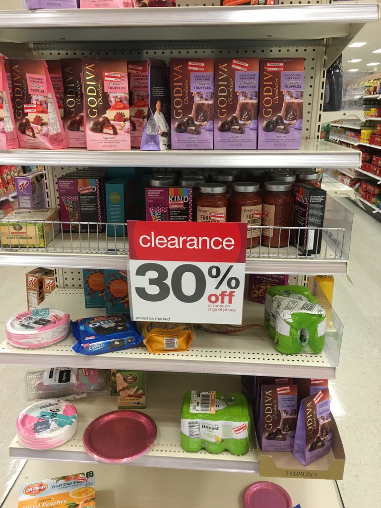 Tuskadory's tweet photo. @Target Guess how many of these products were actually 30% off or more? Couldn’t find one! #math https://t.co/R1n6jyXNue