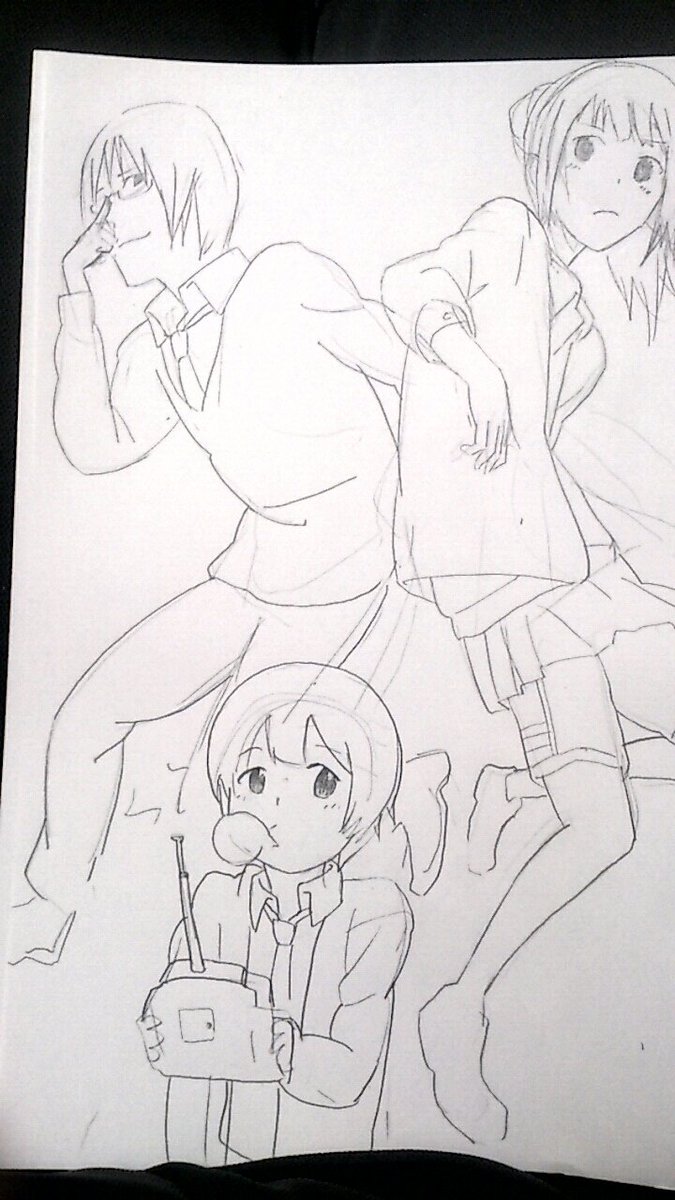 これから1ヶ月くらい取り組むやつ!
とりあえず練習でキャラかいてみた。 