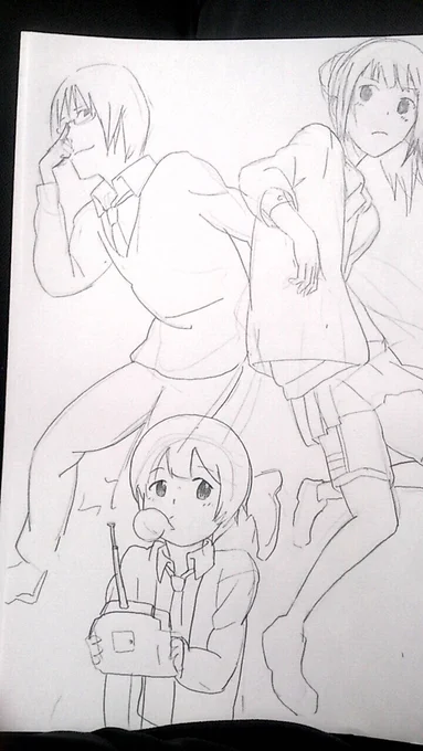 これから1ヶ月くらい取り組むやつ!
とりあえず練習でキャラかいてみた。 
