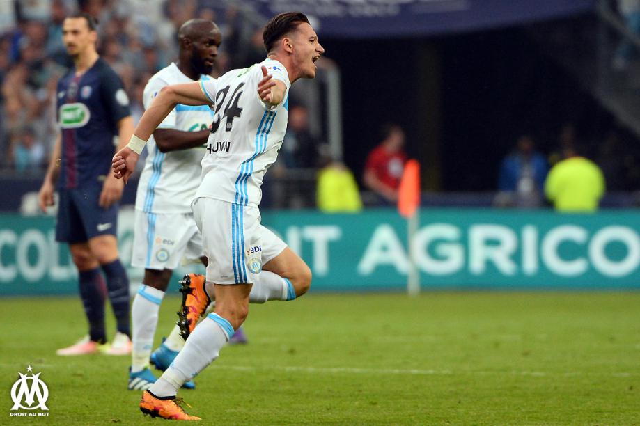 OM_Officiel's tweet photo. OM 2-4 PSG : @FlorianThauvin, Olympien du match #CoupeDeFrance #Sondage
 → https://t.co/aRB57xKrFh https://t.co/wyNaYm0AiW