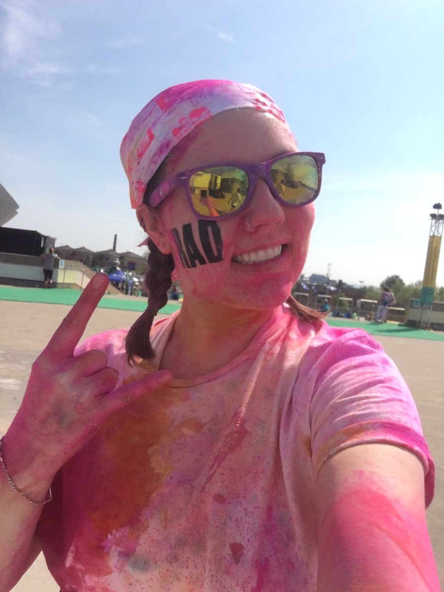 LadyNad03's tweet photo. AFTER ❤️💛💚💙💜💪🏼🤘🏻 #ColorMeRadMTL #RAD #EvilRegals https://t.co/Xroc8dq4E0