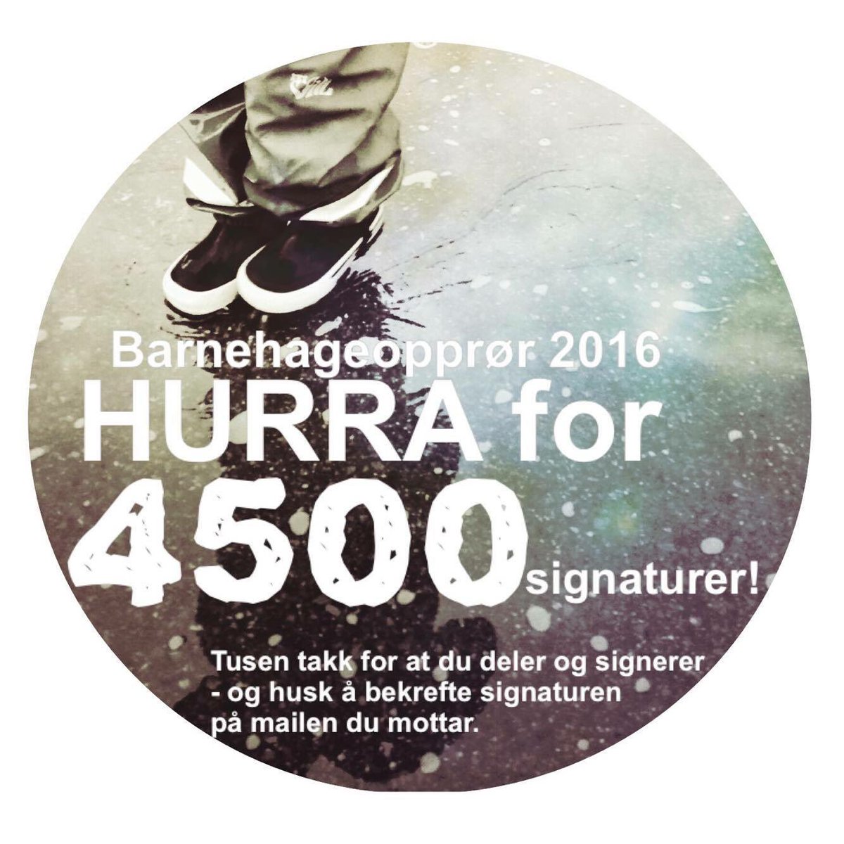 monalisaioslo's tweet photo. 8 dager igjen av oppropet. Har du husket å signere for barns #personvern? #bhgopprør2016 https://t.co/lg3g1f18mw https://t.co/i9SCtvOv1a