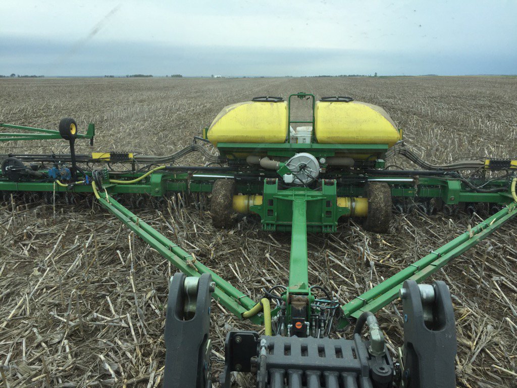 ChetEdinger's tweet photo. #mudfest16 continues in SESD today. 80% chance of T-storms tonight. #plant16 has been a struggle. #hope2017isbetter https://t.co/znHqGeLF4Y