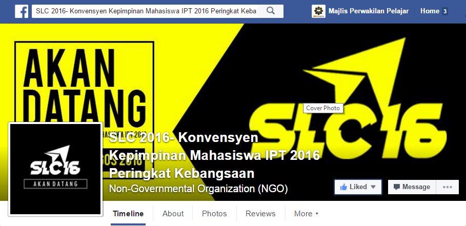 mppuniszaoffcl's tweet image. Jom Like Page SLC 2016- Konvensyen Kepimpinan Mahasiswa IPT 2016 Peringkat Kebangsaan

#SoaringUpward
#MPPUniSZA
