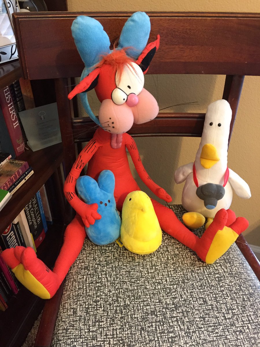 My office cheer squad. #BillTheCat #WhatTheDuck #Peeps