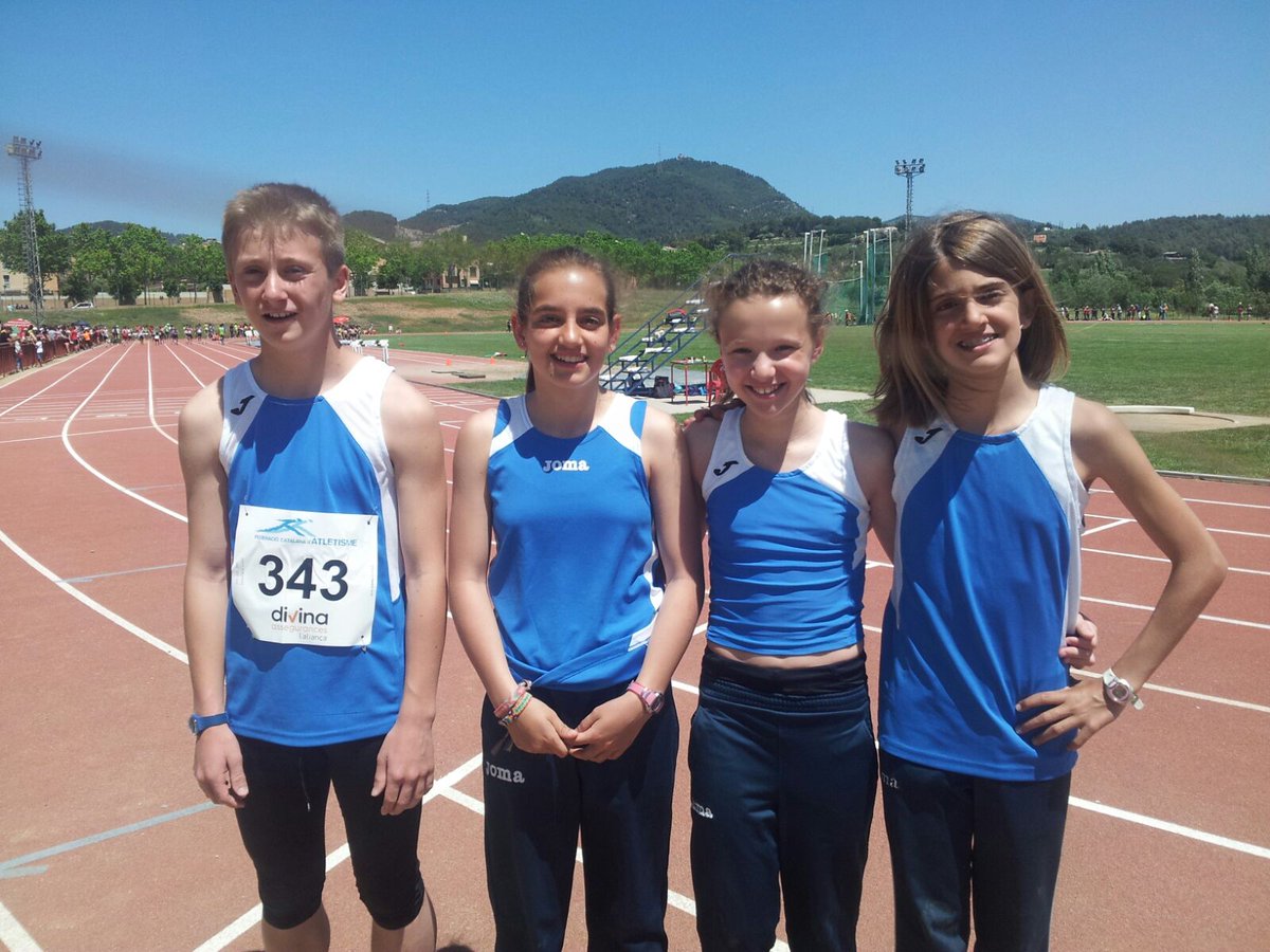 Excel·lents resultats de l'Escola d'Atletisme a la jornada prèvia del Camp. de Cat. Infantil! Moltes Felicitats!