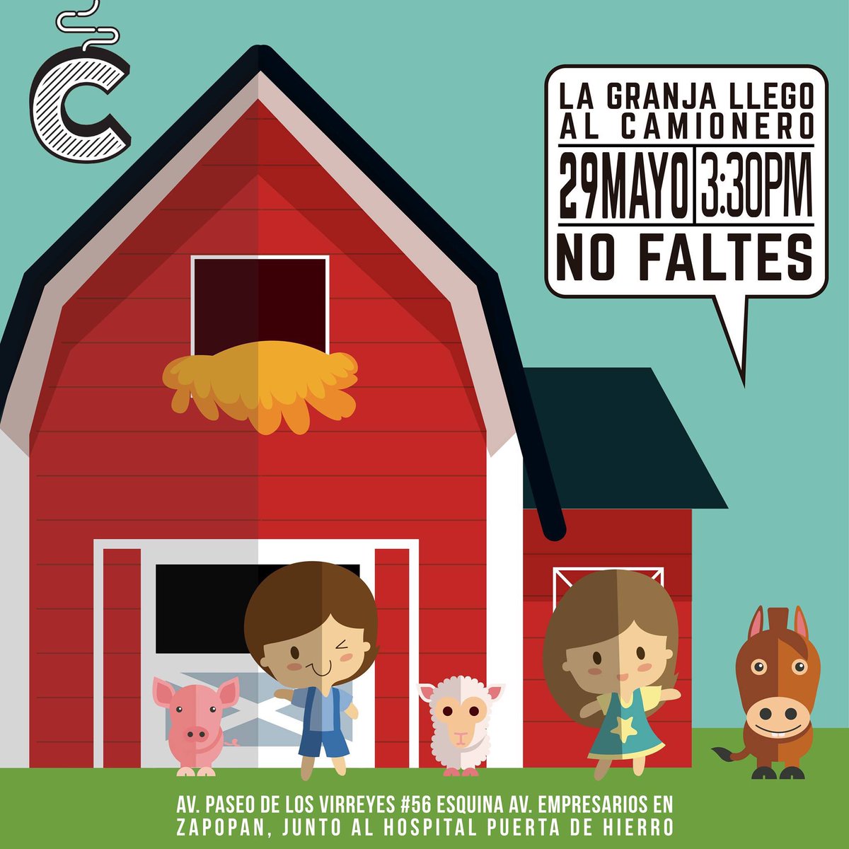 loretofish_'s tweet photo. Te esperamos elPróximo domingo 29 de  Mayo llega la granja a #elcamionero Trae a tus pequeños, habrá paseo en pony https://t.co/gp2JIpidcx