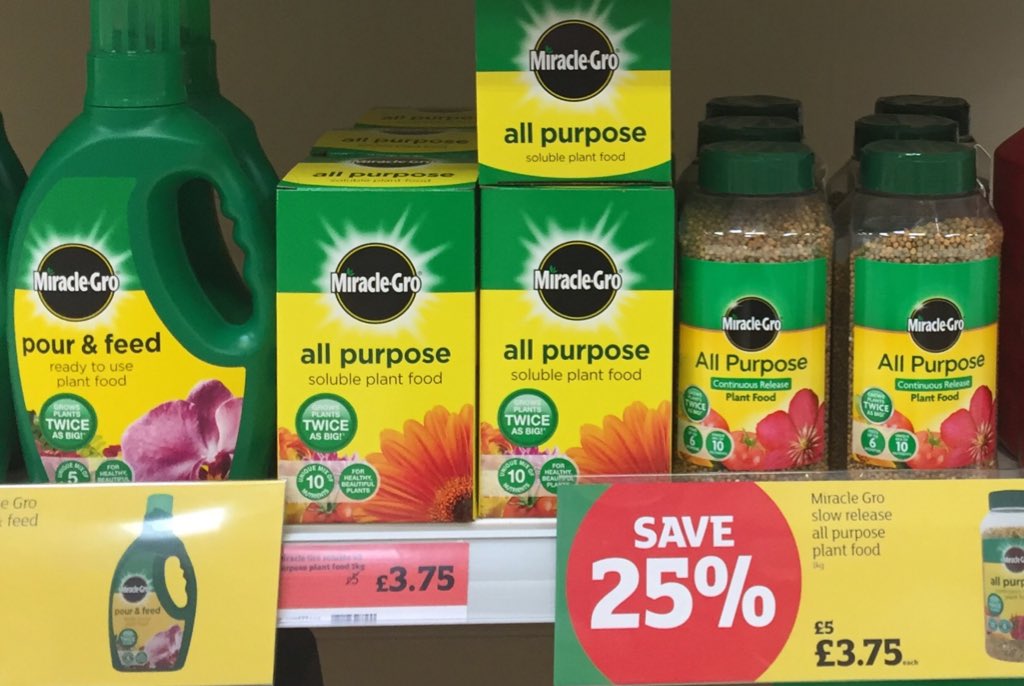 kelso_team's tweet photo. Some great offers on @MiracleGro with up to 25% off https://t.co/Au0K1cGPU1