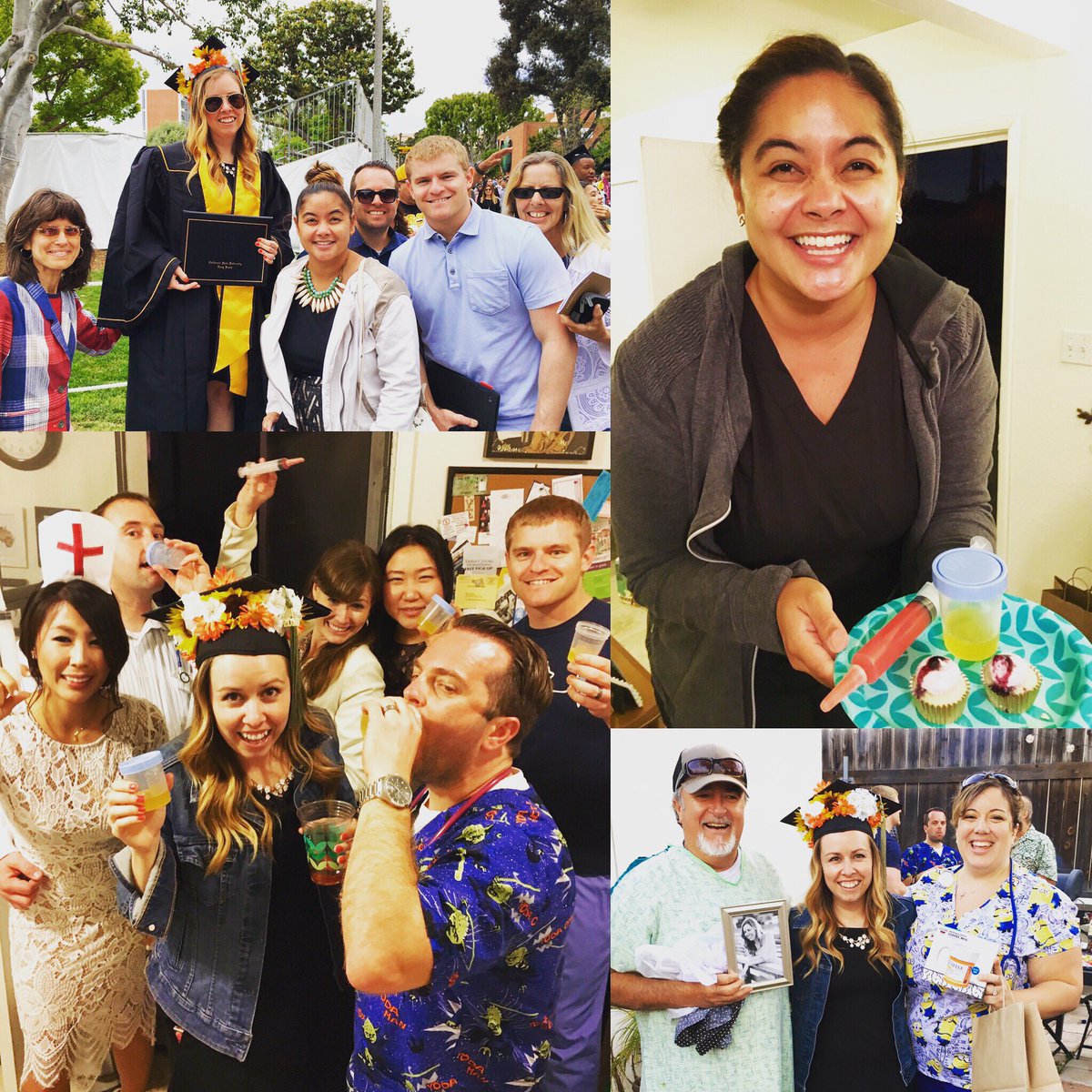 chexie04's tweet photo. 🎓 ConGRADulations, Nurse Caitlin! The graduation and cohosting your medical themed Grad party was so fun. #gobeach16 https://t.co/b5UzeSSJAm