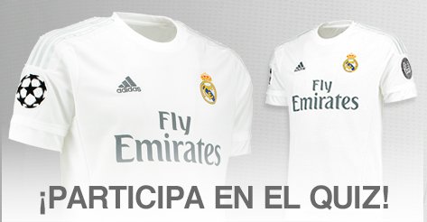 realmadrid's tweet photo. ¡Vamos a por la Champions! Participa en nuestro QUIZ y consigue un recuerdo inolvidable: https://t.co/FKJN0ZwjqJ https://t.co/xUW3egHmYz