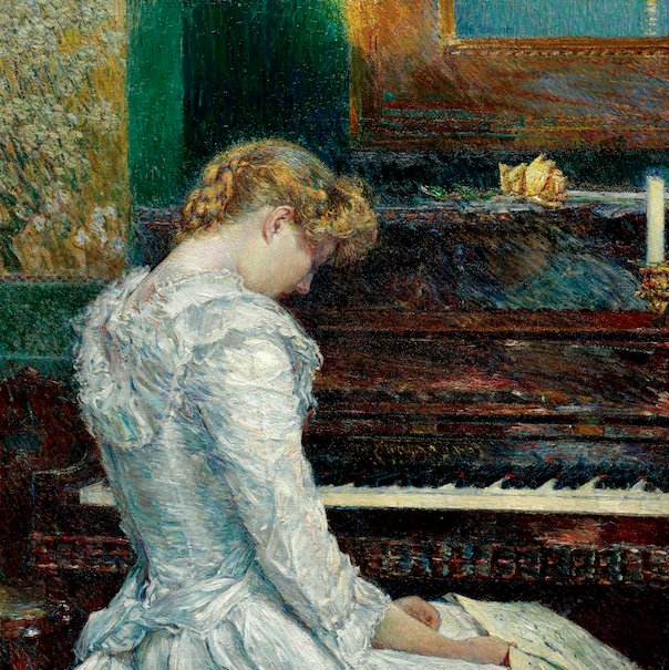 mbellasartes's tweet photo. «Sonata appassionata de Beethoven» fue el otro nombre de «La sonata», de Childe Hassam #ArteDeLaMúsica https://t.co/ThHsNtfCR8