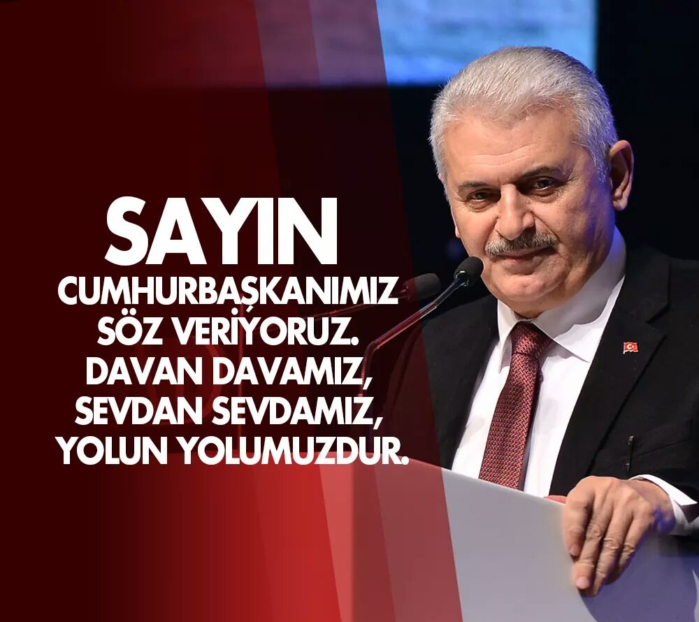 YOLUN YOLUMUZDUR RECEP TAYYİP ERDOĞAN !