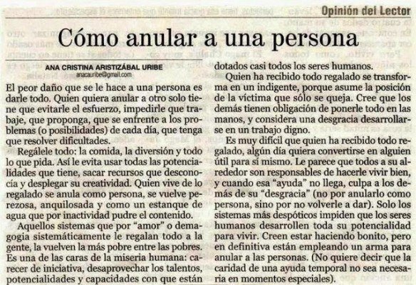 BelenArcones's tweet photo. Cómo anular a una persona... Recomiendo lectura #aprendizaje #educacion https://t.co/cxs2NynbAD