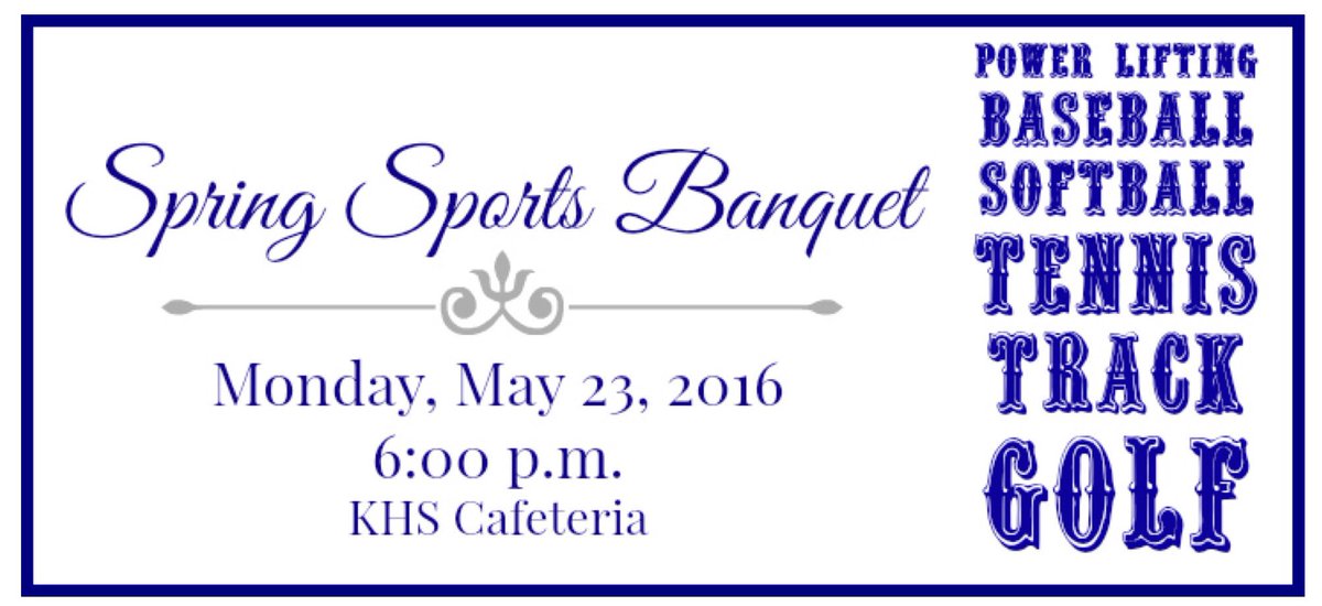 Tomorrow we will celebrate the success of our spring sports teams.  We have much to celebrate! #KrumProud #BFND