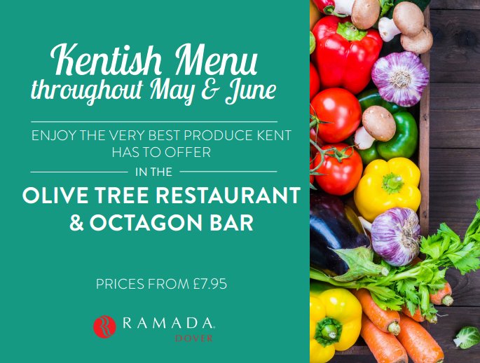 LeafDover's tweet photo. We have a new #menu available in The Olive Tree #Restaurant and Octagon #Bar for the next 2 months! #Kentishmenu https://t.co/3oUg8sKRwg
