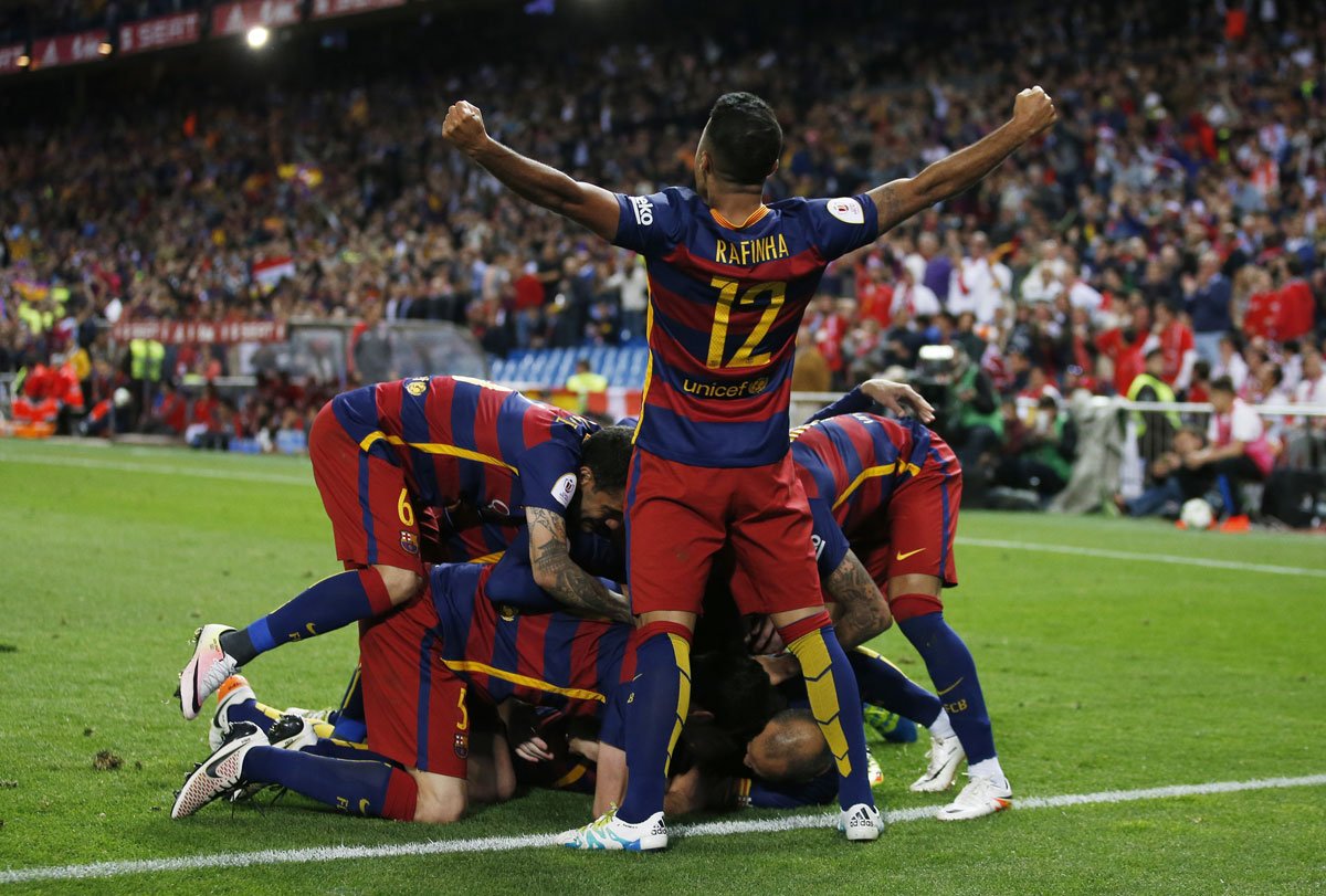 SkyNewsArabia_S's tweet photo. #برشلونة يحرز لقب كأس إسبانيا للمرة الثامنة والعشرين بتاريخه بفوزه على #إشبيلية بالمباراة النهائية https://t.co/nMkQseVVEO