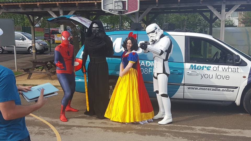 Had a great day cosplaying for our charity of the year today! #snowwhite #Starwars #marvel <a href="/CWCFPolegate/">Children With Cancer Fund</a>