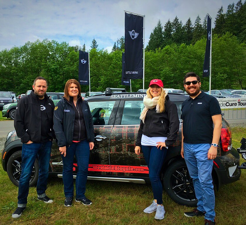 Enjoying the sunshine with our friends <a href="/woobicycle/">Woodinville Bicycle</a> <a href="/TourdeCureSea/">Tour de Cure Seattle</a>.
#StopDiabetes