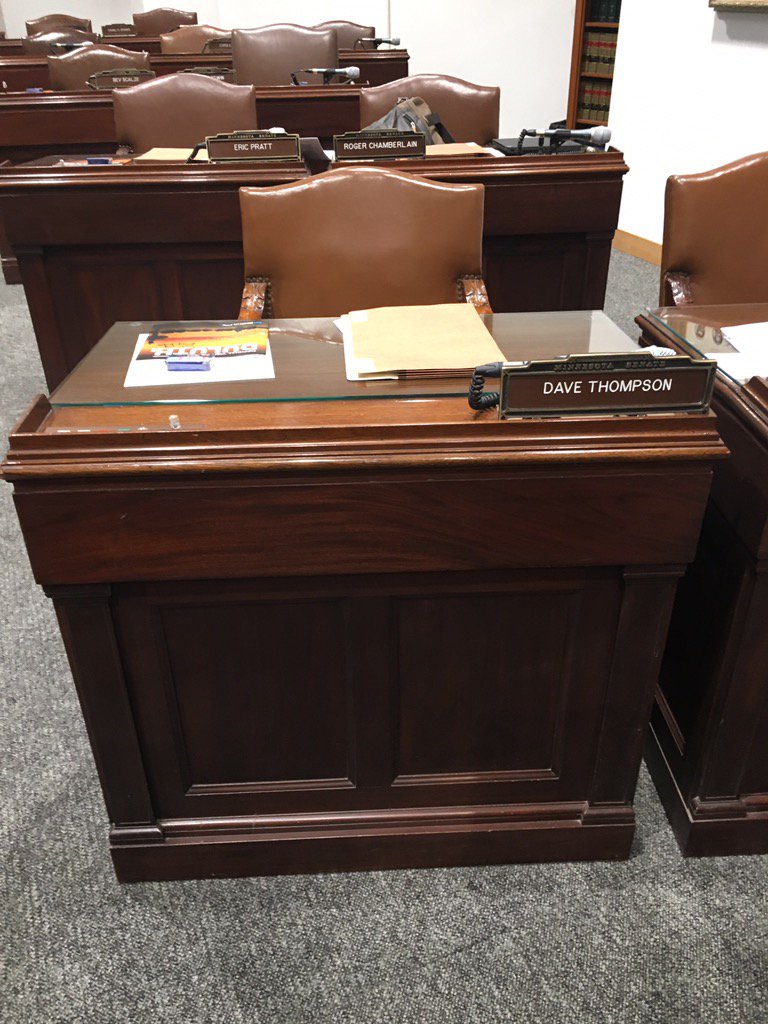 ThompsonSenate's tweet photo. Later today I will take my last vote. Thank you MN for the honor to serve! #mnleg https://t.co/T1sGUGxq41