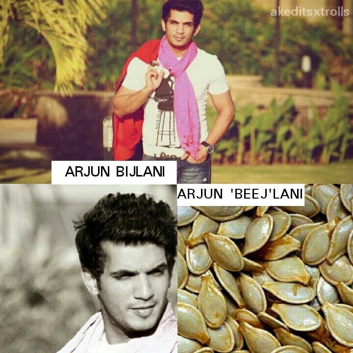 _aakankshasinha's tweet photo. Arjun Bijlani VS Arjun beejlani xD
#AgaJustForFunRey *no offense* #trolldaily @Thearjunbijlani #akeditsxtrolls https://t.co/xSqqExKjfA