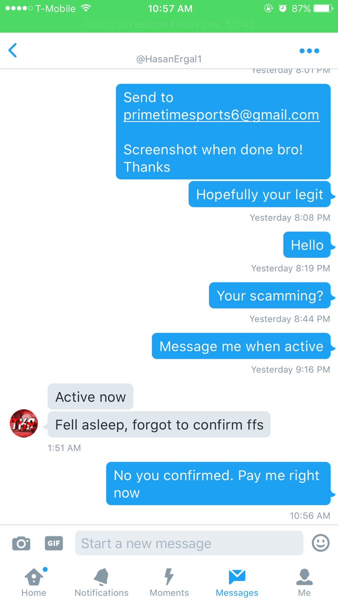 NOBODY BET WITH THIS BITCH ASS SCAMMER. OWES ME $110!!!@HasanErgal1