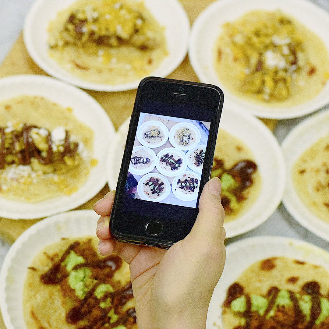 sasachowdown's tweet photo. Sweet & savoury parotta from Elchi Chai Shop at Halal Food Fest TO! Today is the last day to check it out 😄 #HFFTO16 https://t.co/hchExTh7fE